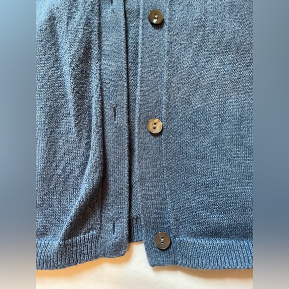 Land's End Button down Ladies Cardigan Sweater Size Medium (10-12) - Picture 2 of 16